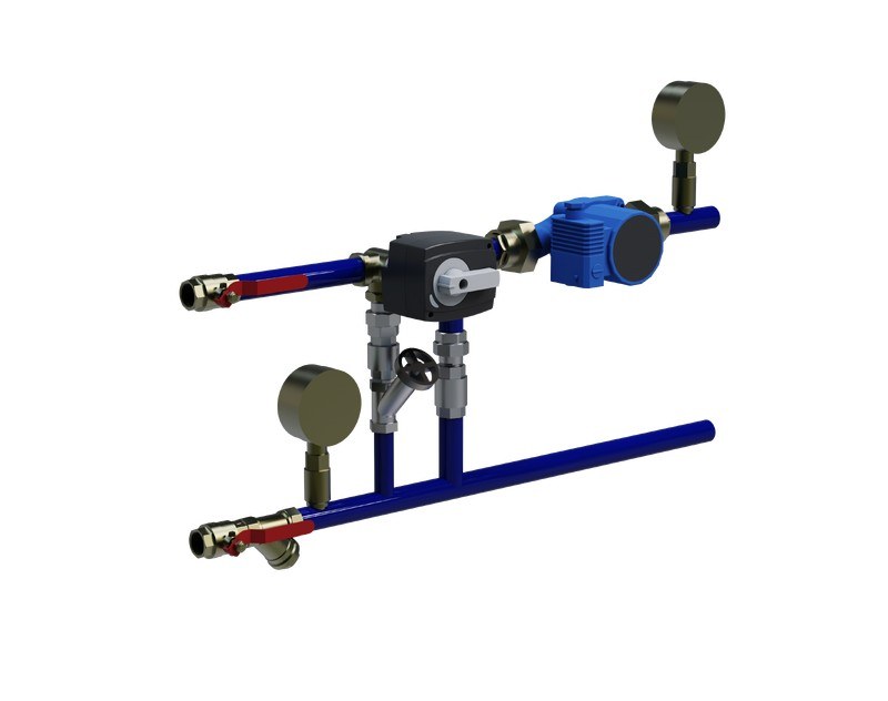 Смесительный узел на нагрев Komfovent PPU-HW-3R-15-0.63-W2-M-IMP