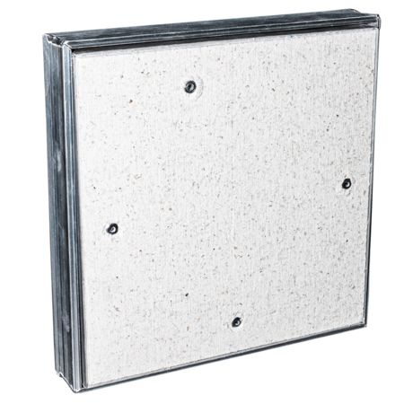 Люк ревизионный D Ceramo 300х200 скрытый монтаж съемный алюминий EVECS