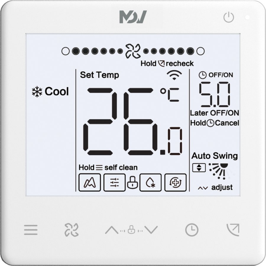 Канальный двухтрубный фанкойл MDV MDVFN-800D3VE