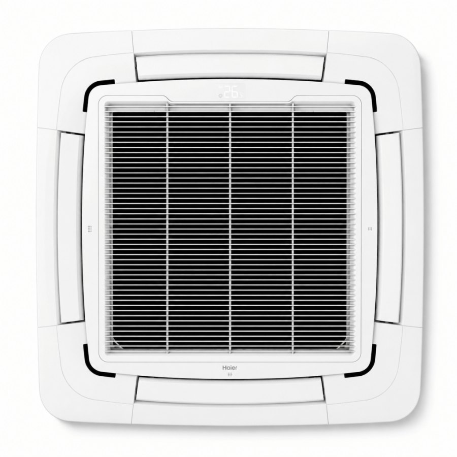 Кассетная сплит-система Haier On-Off AB105F2LR1FA / 1U105F2LQ1FB с панелью PB-950QB Кассетная сплит-система Haier On-Off AB105F2LR1FA / 1U105F2LQ1FB с панелью PB-950QB