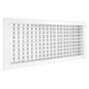 Настенная двурядная решётка ZILON 2 WA 500*100