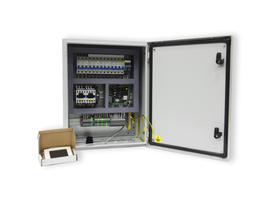 Щит управления с выносным пультом DMXGT/11кВт/V/Fi/HW/CW/CF/HE.2х32кВт/M-IP65