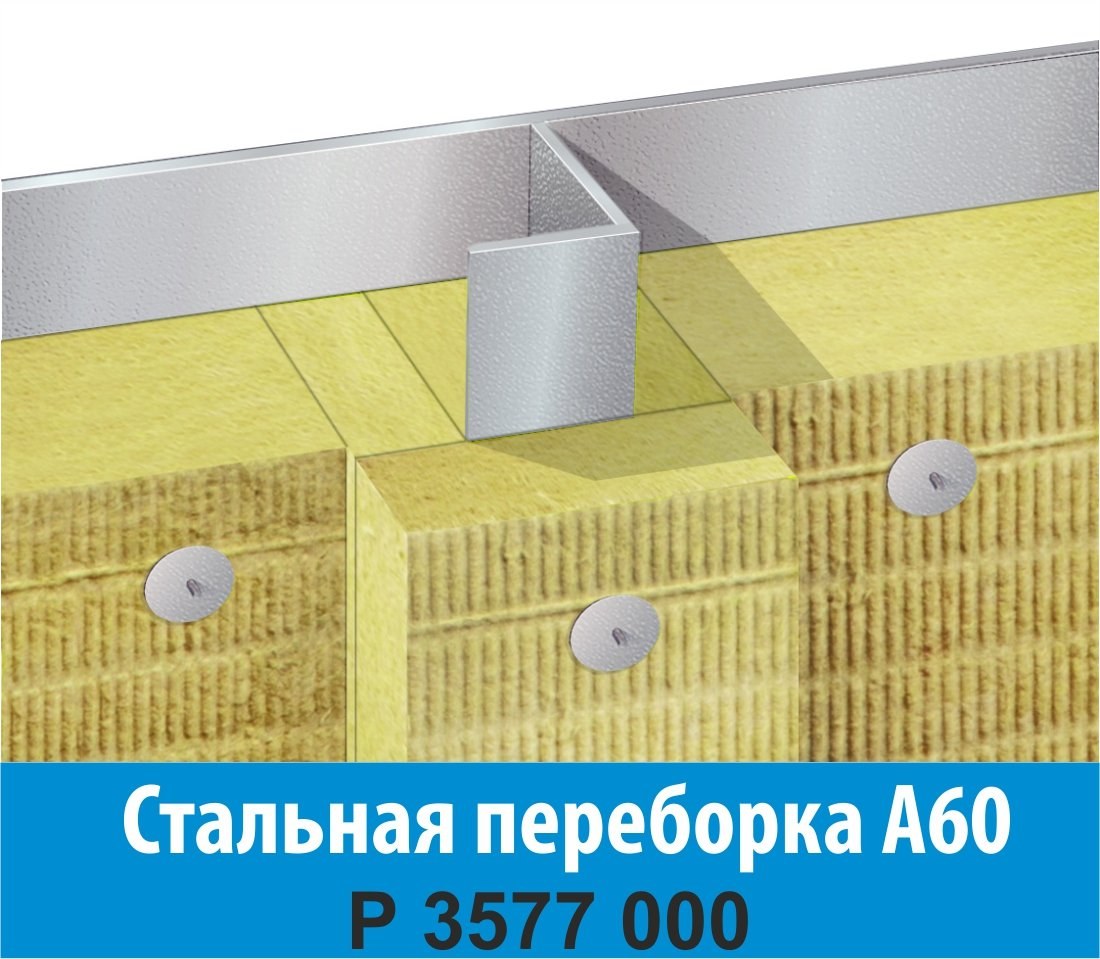 Стальная переборка А60 ТИЗОЛ