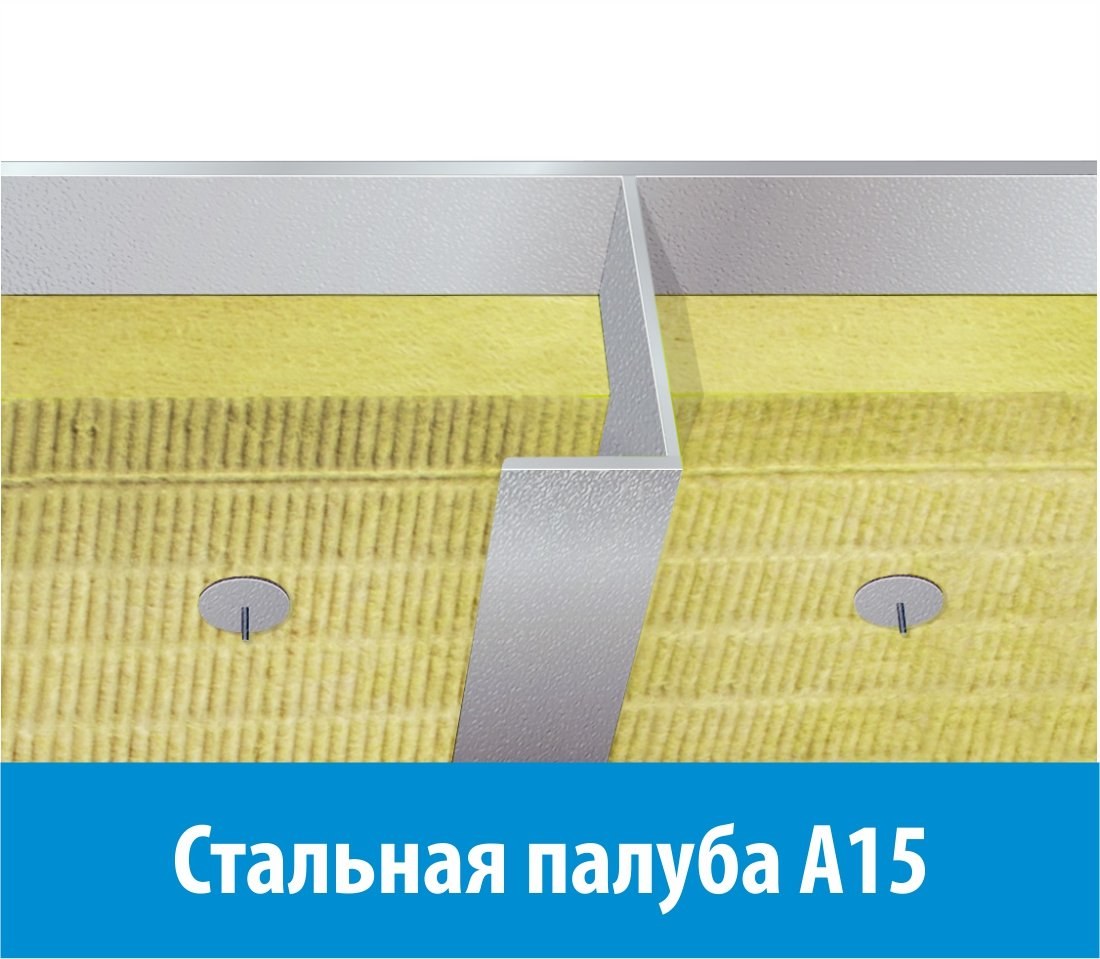 Стальная палуба А15 ТИЗОЛ